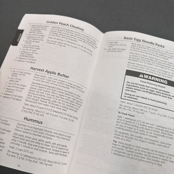 KitchenAid FGA Food Grinder Replacement Parts Cap Wrench Food Pusher Manual - Picture 14 of 14